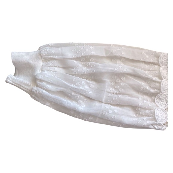 Siani Milano White Lace Top XL – NWT Romantic Regencycore - Picture 3 of 10